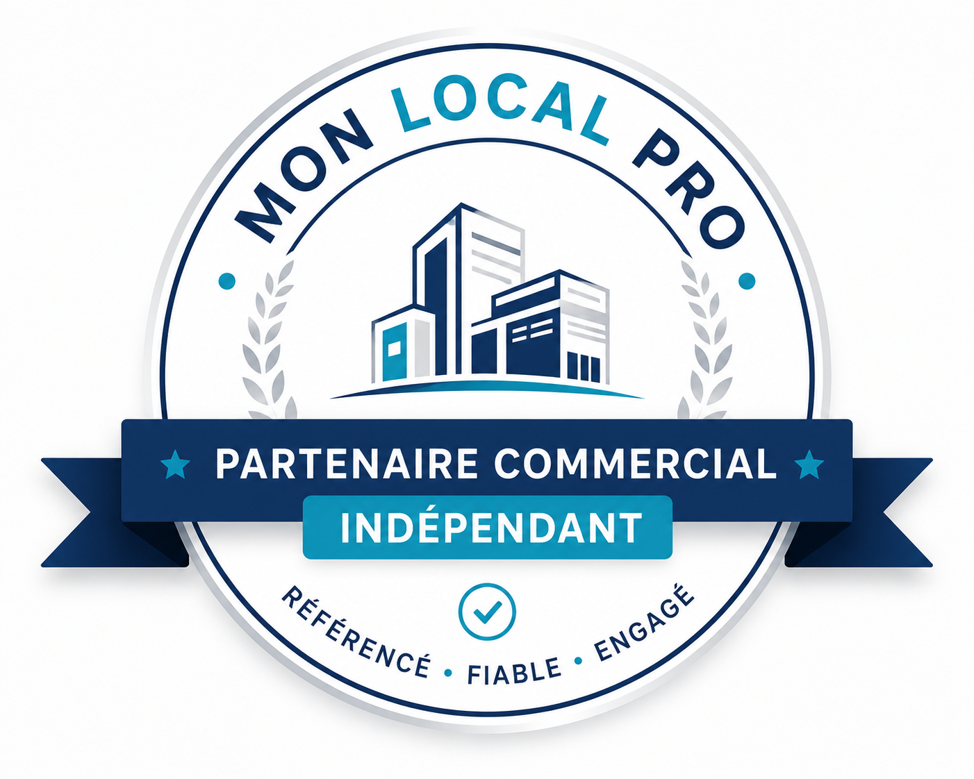 Badge Partenaire Commercial Indépendant — Mon Local Pro